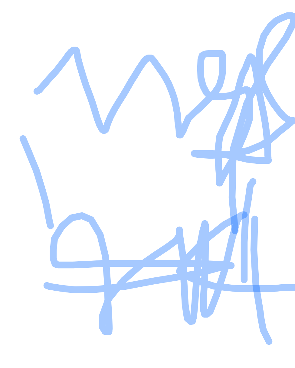 Crown Figure With Radiating Strokes, a drawing by Blue
