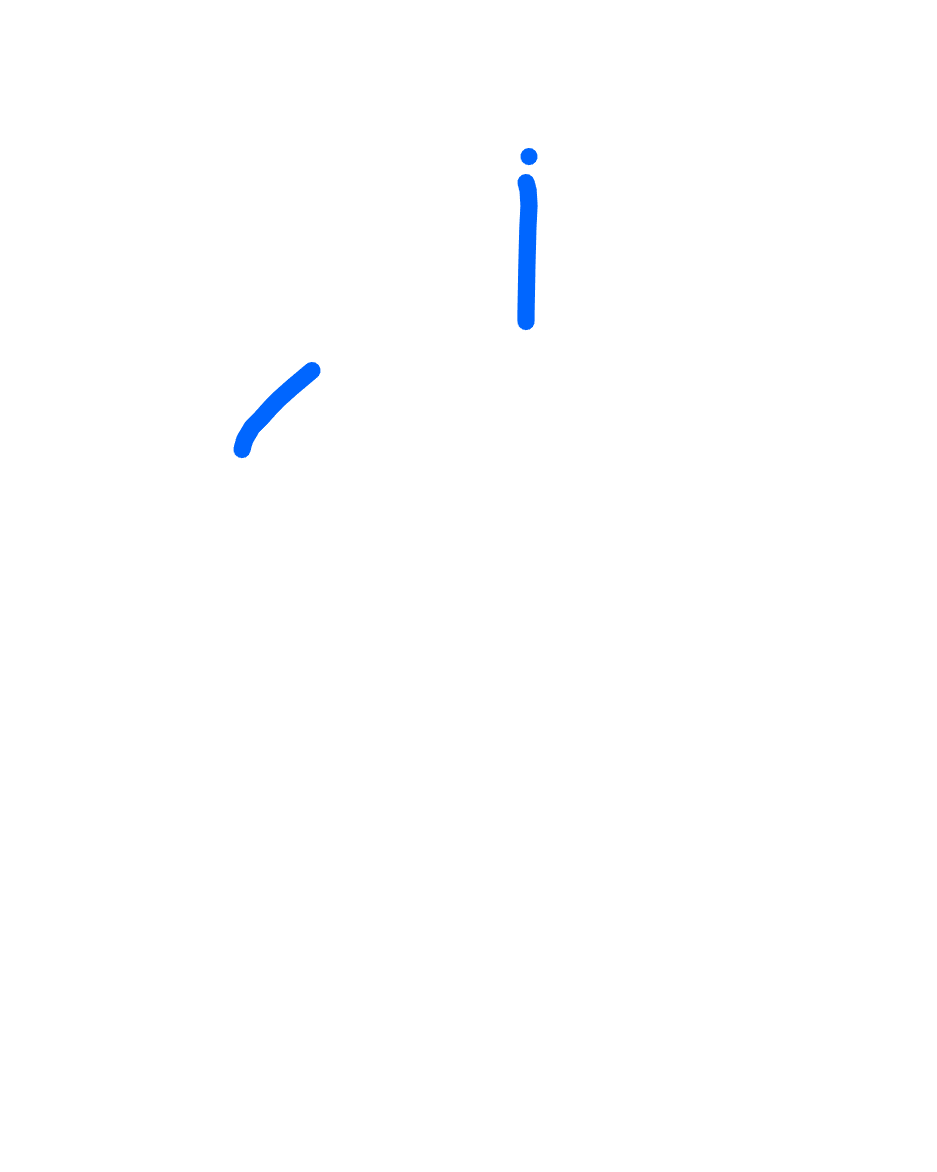 Two Marks, Wide Apart, a drawing by Ty