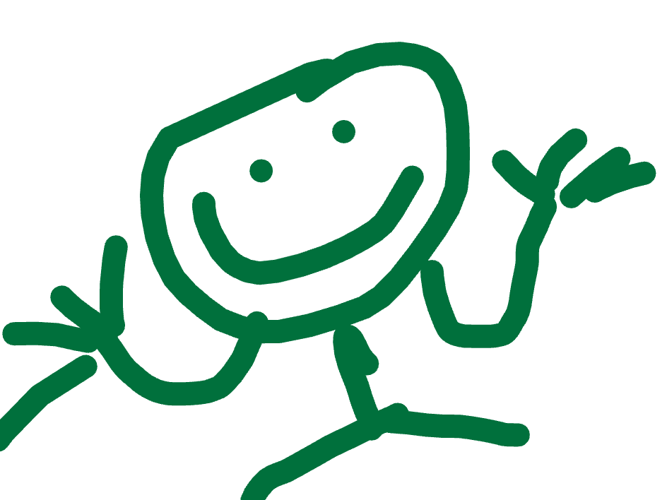 Little Green Man Waves by Nadia Forsythe