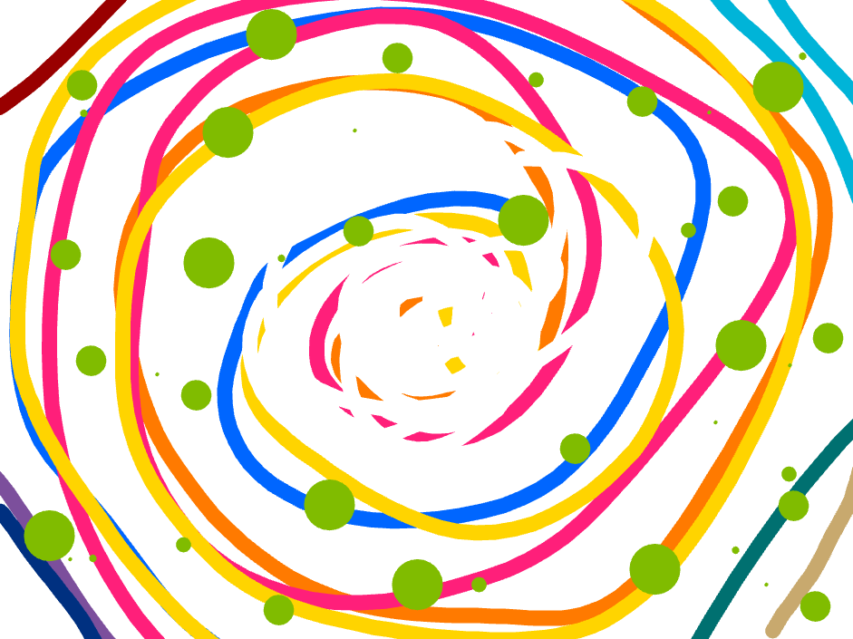 Spiral Chromatic Dissolution by Katherine Blake