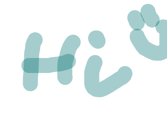 Hi With Waving Hand by Adaeze Philips