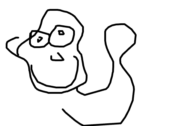 Contemplative Figure with Spectacles by Marcus Adeyemi
