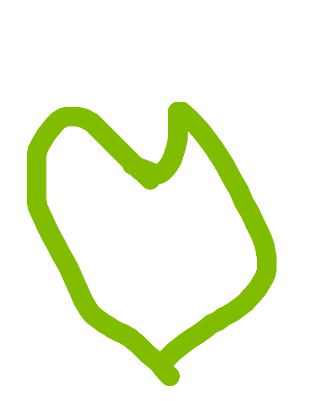 Cat Shape, Open Top, a drawing by Chinwe Ofor