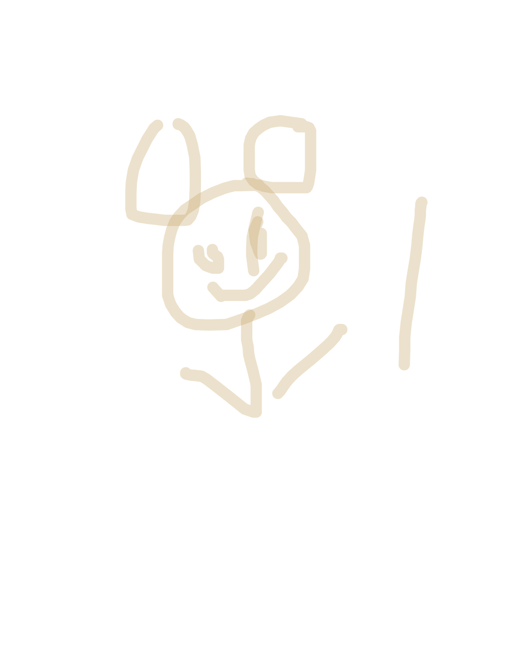 Small Creature Holds Its Ground, a drawing by Daisy