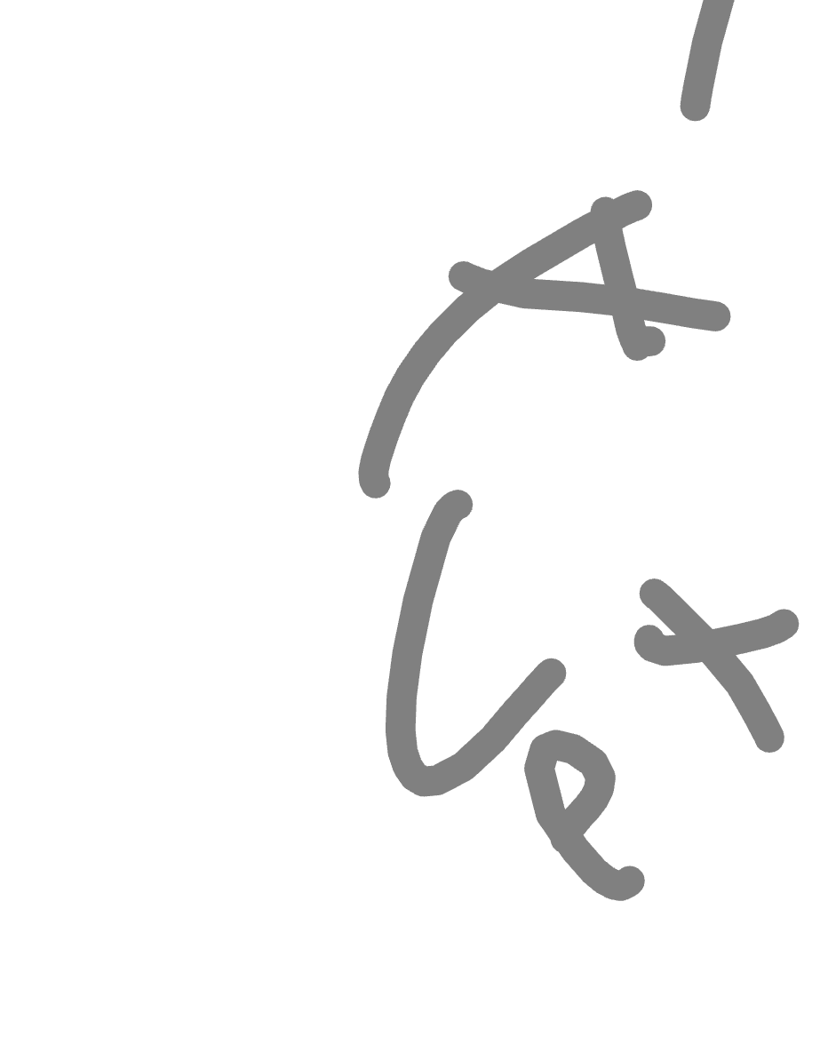 Cursive Alphabet Falling Sideways, a drawing by Alexandra himenez