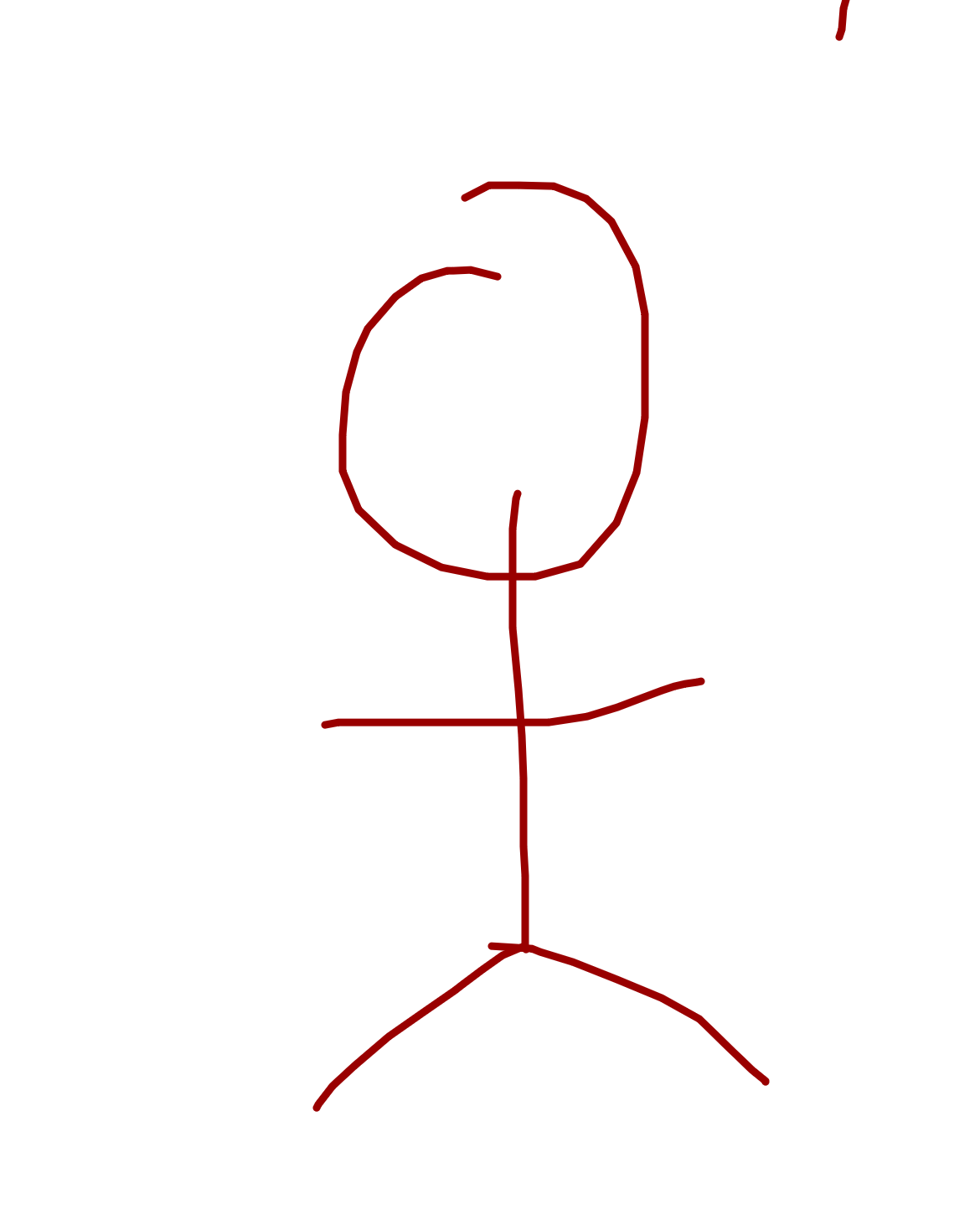 Standing Figure, Arms Out by Rita Mensah