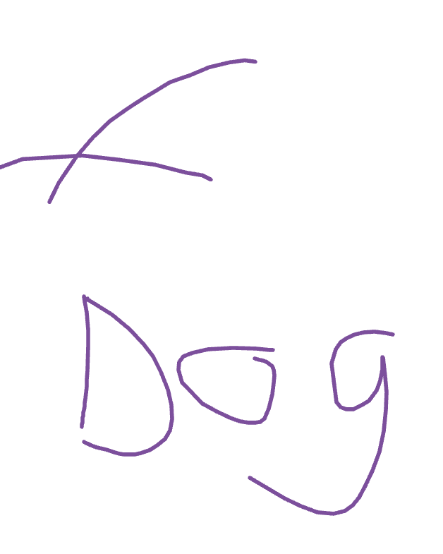 Dog Beneath Crossed Lines, a drawing by Taiwo Marsh