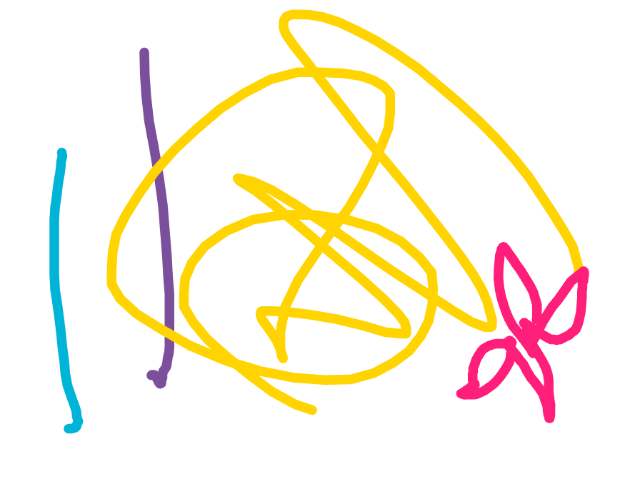 Scribble With Flower Witness by AM