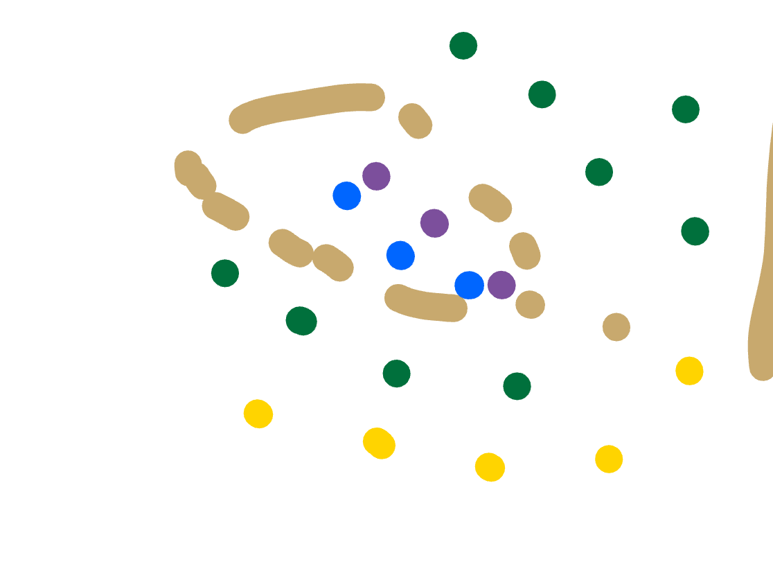 Scatter Field With Warm Forms by Ali