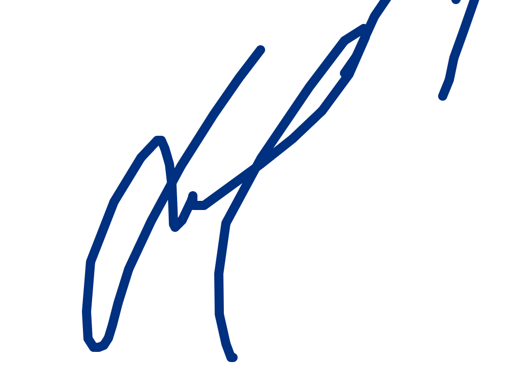 Blue Ascent in Cursive by Harlem Wright