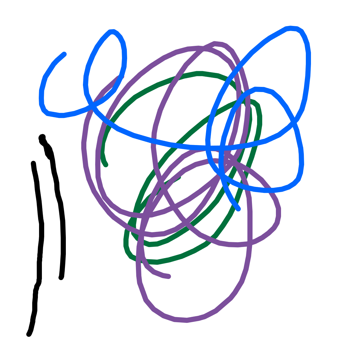 Entanglement in Three Colours by David Vanhanen