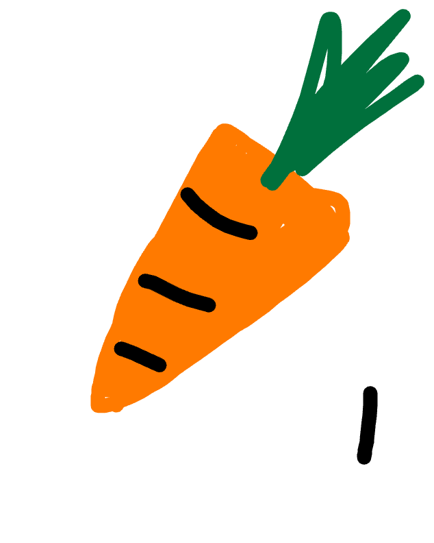 One Carrot, One Stroke by Isa