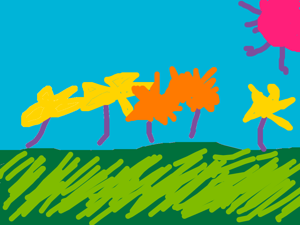 Flowers Dancing in Sun by Jordanthedoll