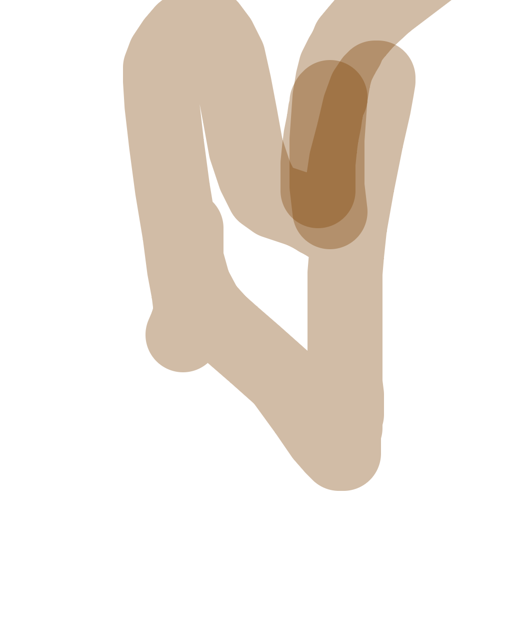 Two Fingers, One Crossing by Ali