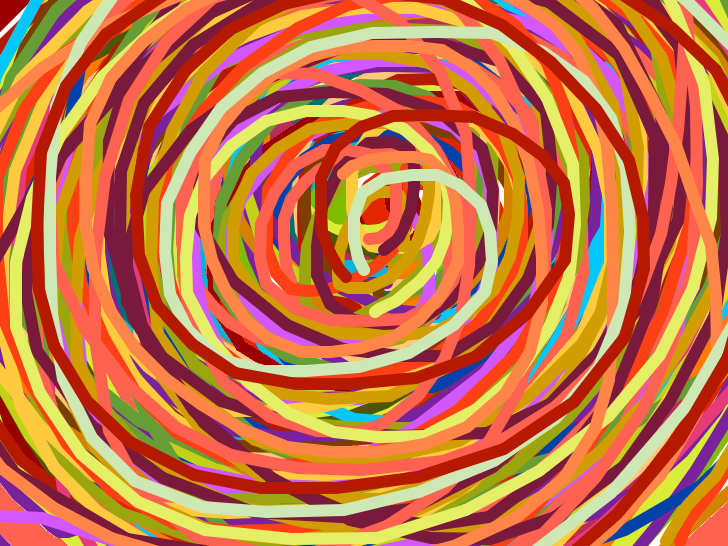 Chromatic Spiral Into Becoming by Mariana