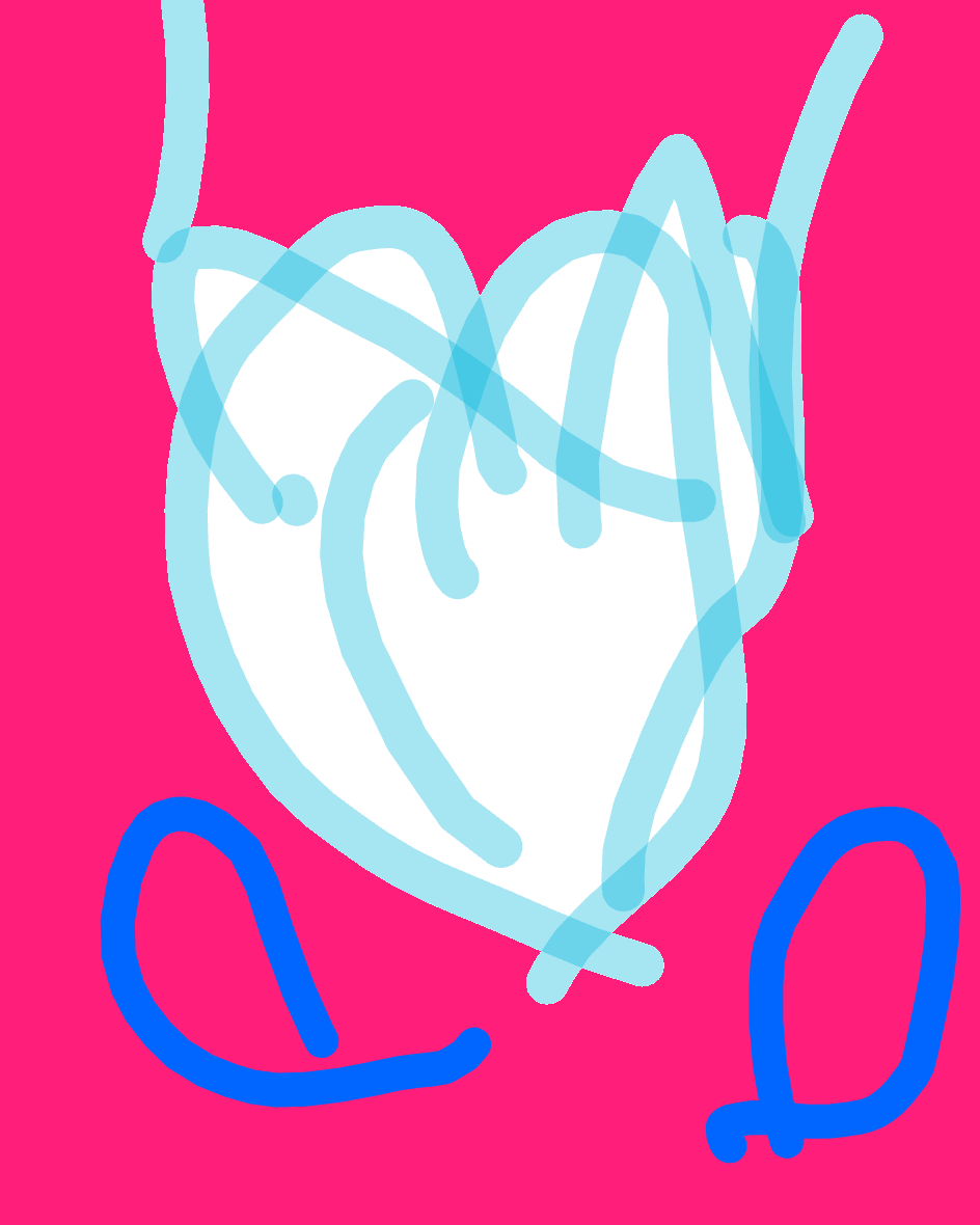 Heart Held in Blue by Veronica