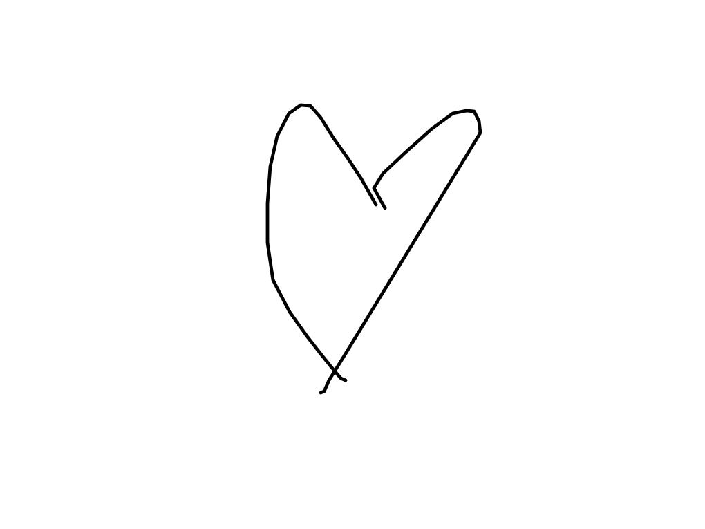 Heart With Crossed Lines by Sarah Hammond