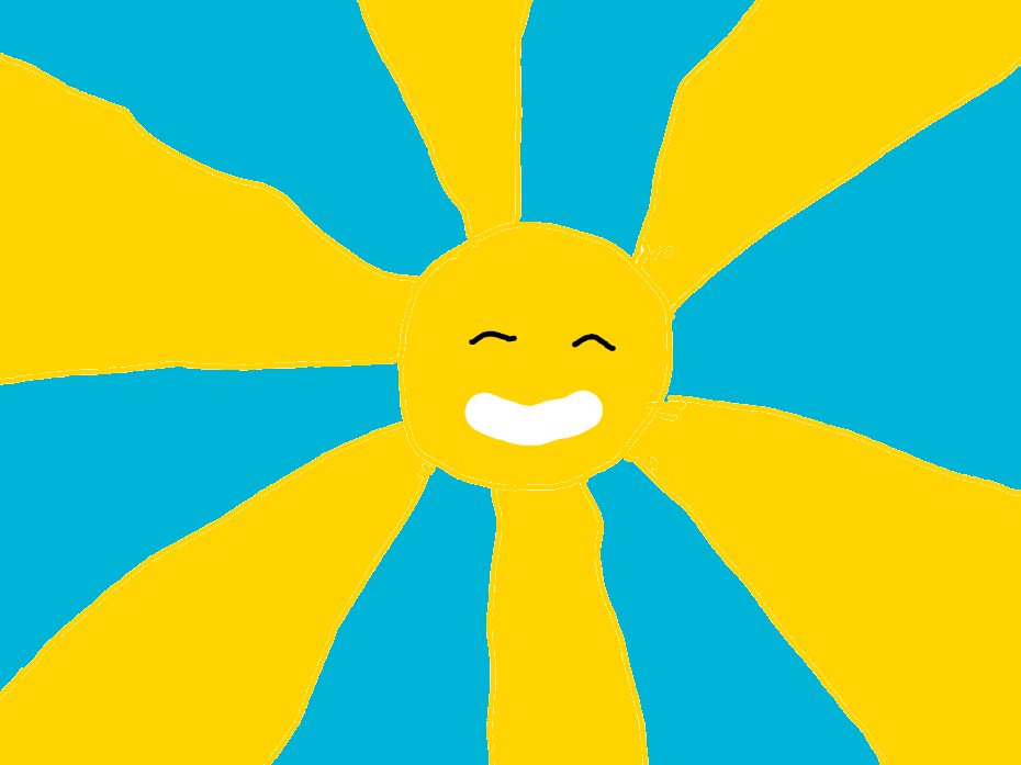Sun Smiles Across Everything by Dancing dorito