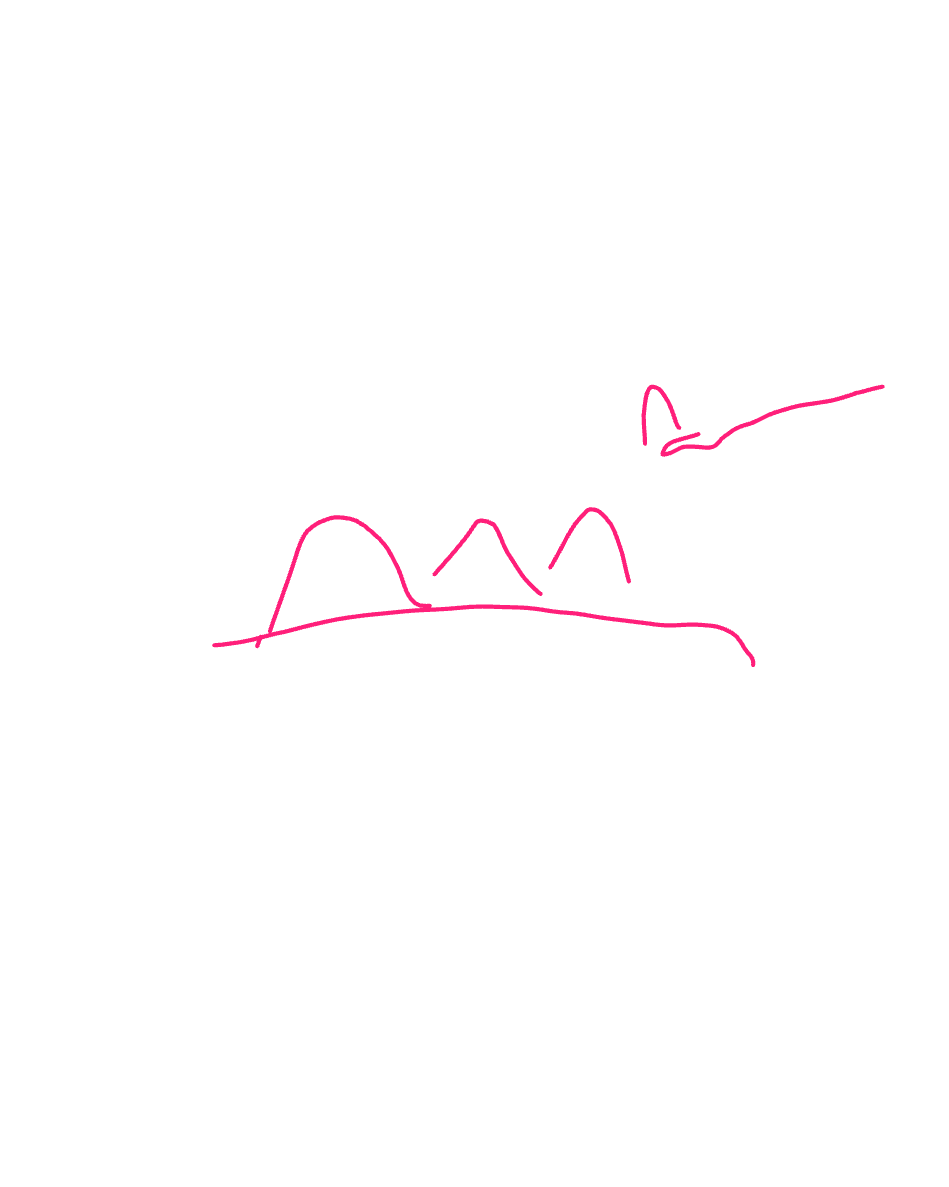 Mountains, Bird, Horizon Line by Sharon Obi