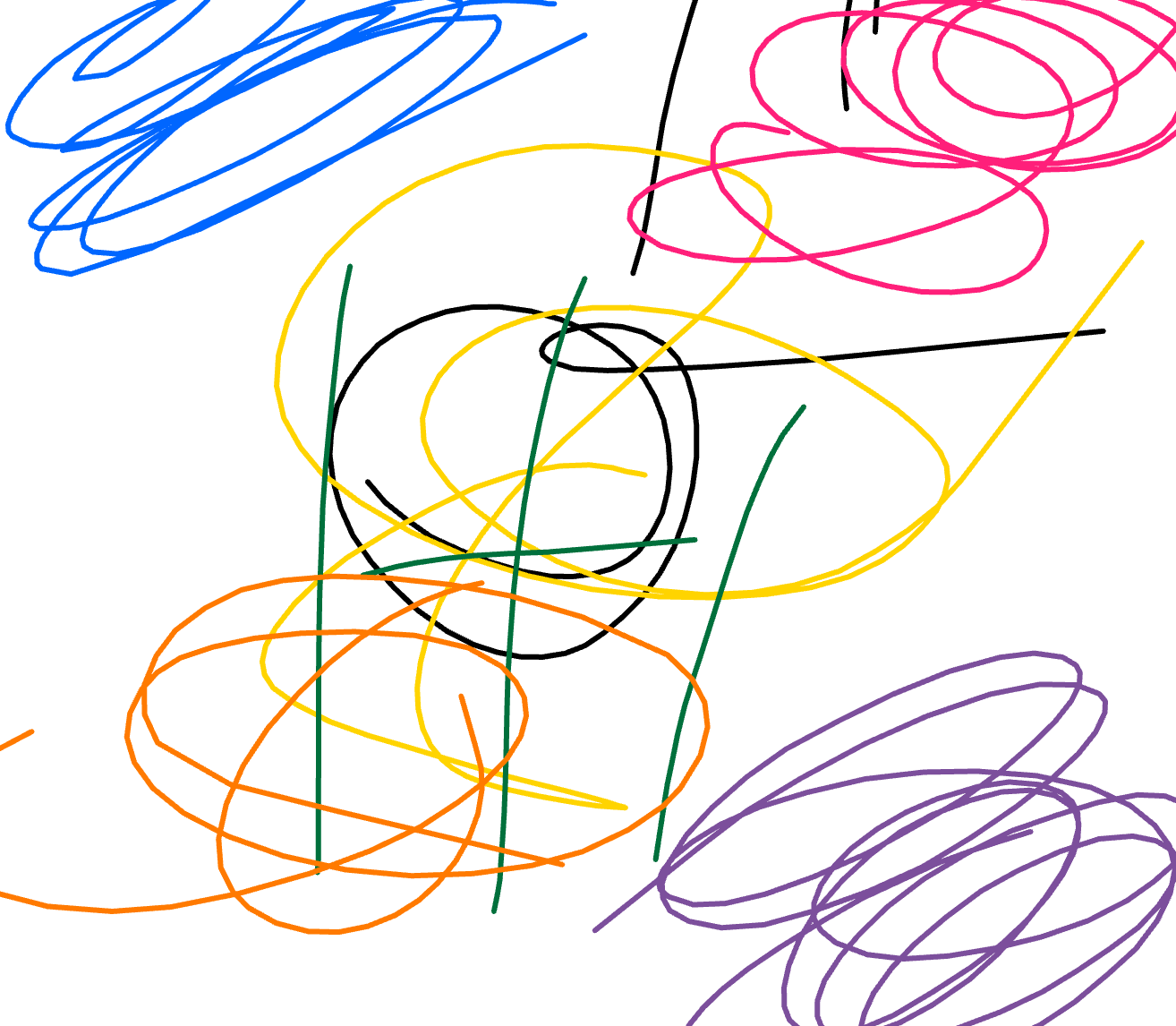 Chromatic Loops in Conversation by Damani