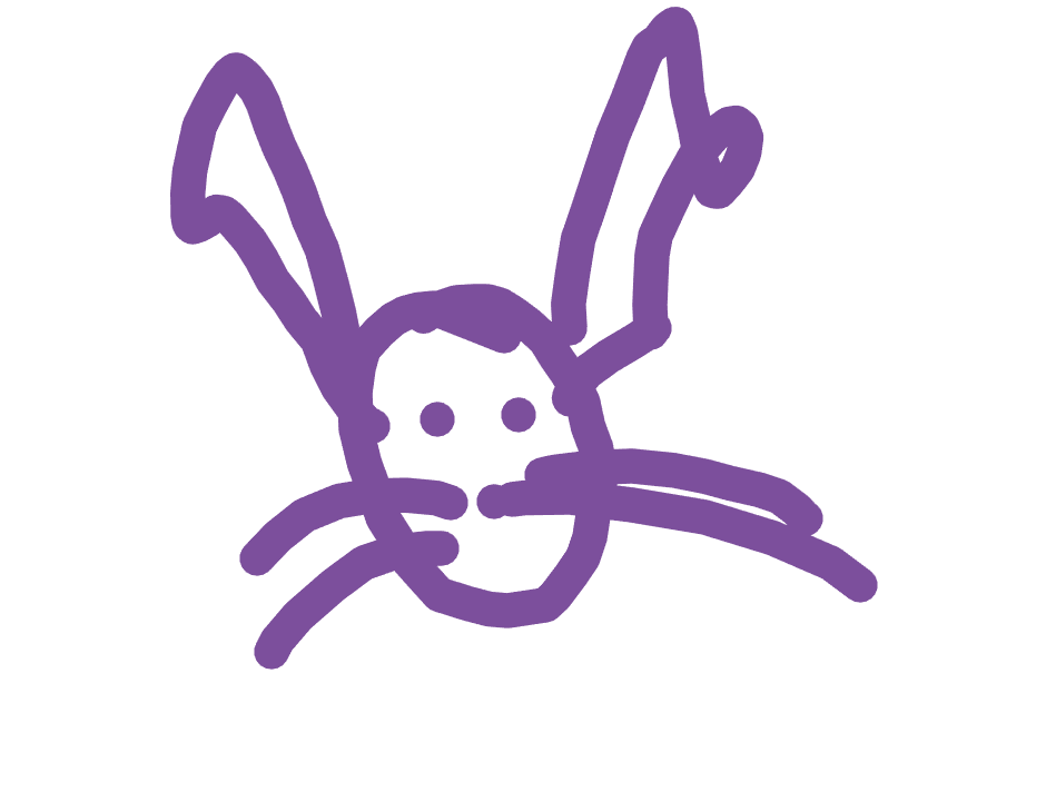 Rabbit With Long Ears by Robin Dean