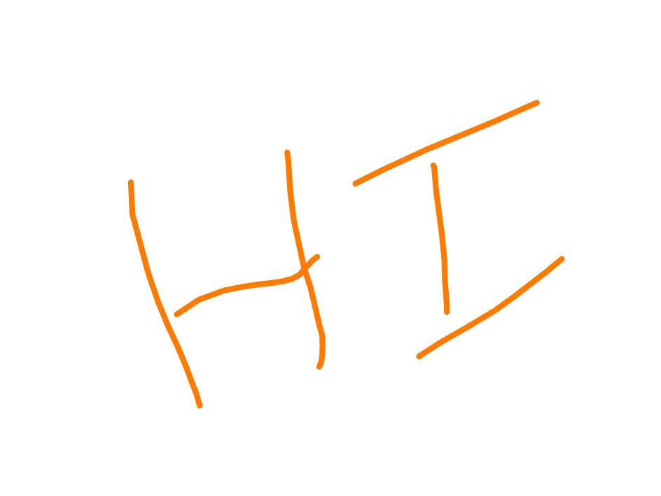 Hi In Orange by Leon Ferris