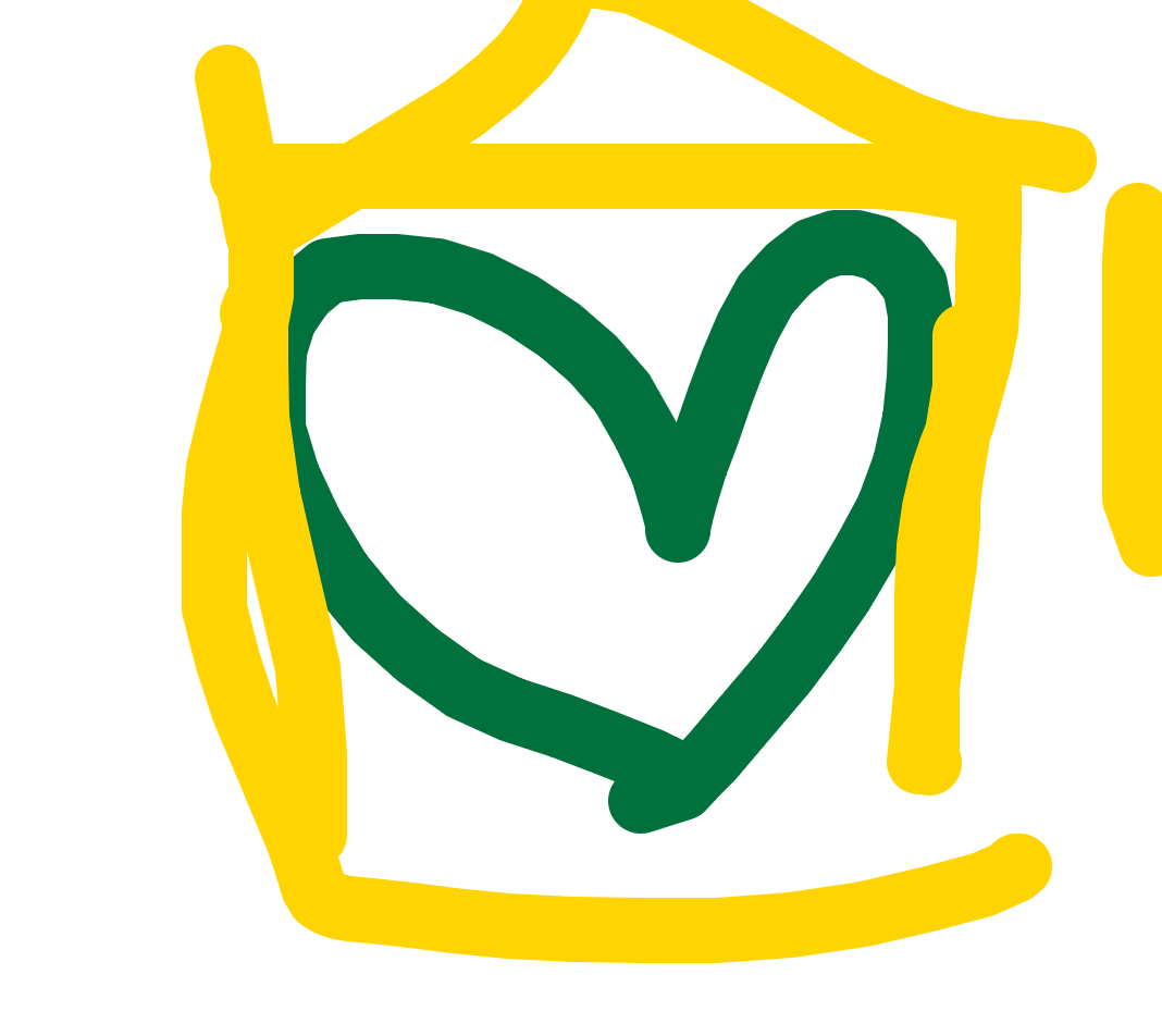 Home Holds a Green Heart by Treena